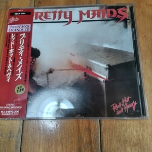 帯付プリティ・メイズ/ PRETTY MAIDS ◆レッド・ホット＆ヘヴィ/Red Hot and Heavy◆1984年作品◆来日記念盤