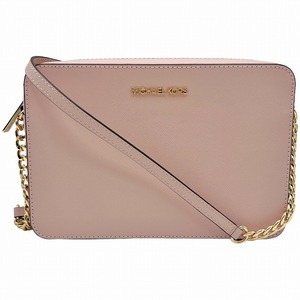 MICHAEL KORS マイケルコース ショルダーバック ピンクベージュ 【中古】