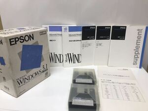 EPSON エプソン Microsoft Windows3.1 マイクロソフト ウィンドウズ オペレーティングシステム
