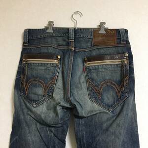 EDWIN エドウィン BTZ503 Blue Trip★ USED加工 デニム パンツ ジーンズ Sz.36　メンズ 大きいサイズ