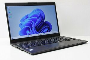 1円スタート ノートパソコン Windows11 富士通 LIFEBOOK U939 軽量 777g 第8世代 Core i5 SSD256GB メモリ8GB 13.3 カメラ 薄型 Windows10