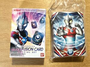 ウルトラレプリカ　ウルトラフュージョンカード　セット　01　SPECIAL SET ウルトラマンオーブ　バンダイ　中古