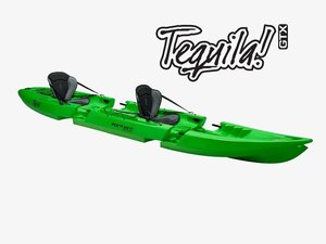 Point65(ポイント65)　ライム　フィッシングカヤック Tequila! GTX Angler Solo/Tandem 二人乗り分割式シーカヤック【西濃運輸営業所止】