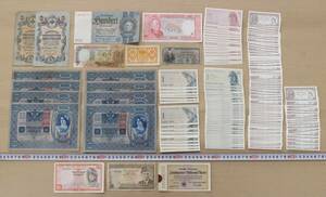 【文明館】 海外 紙幣 大量まとめて (約87g) 時代物 世界 貨幣 キ6