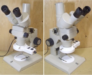 ニコン ズーム３眼実体顕微鏡、SMZ-2T 6.3倍ズーム 美品 鮮明です　