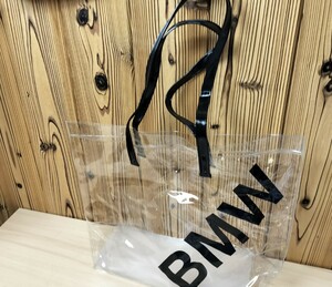 ★BMW　クリア　トートバッグ　ビニール　透明　ノベルティ★