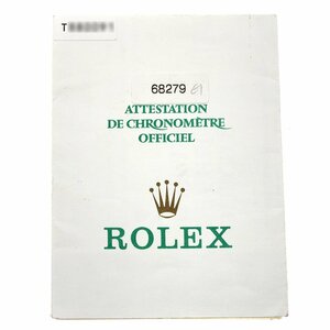 ロレックス ROLEX 68279 保証書 _1.5-3