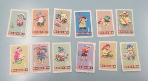 中国切手　特54 子どもシリーズ 12種完　未使用