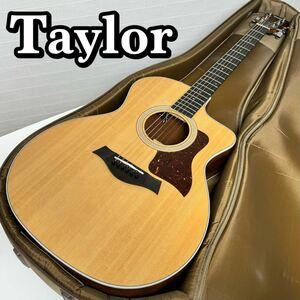 【美品】Taylor テイラー エレクトリックアコースティックギター 214ce-Koa エレアコ ケース付属