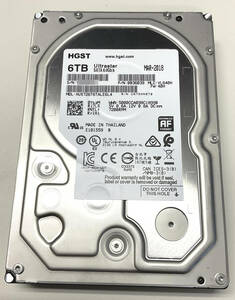 【中古ＨＤＤ・１週間不良対応】HGST Ultrastar HUS726T6TALE6L4　6TB　7200rpm　HDD