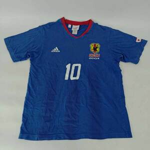 【中古】アディダス サッカー 日本代表 Tシャツ キリン 2004 #10 L メンズ ADIDAS