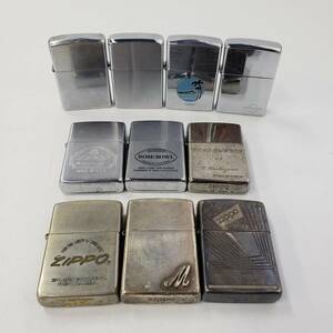 M052(570)-590　Zippo　10点まとめ　約0.57㎏　ジッポライター　喫煙グッズ