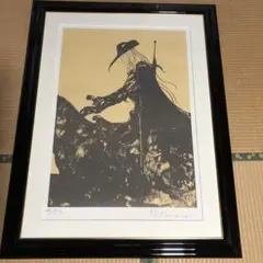 天野喜孝 月影の騎士 リトグラフ 限定50 本物 レア  検品済み アート FF