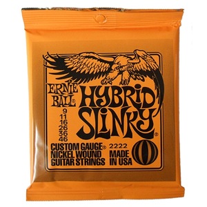 アーニーボール 【2セット】 ERNIE BALL 09-46 Hybrid Slinky(2222) エレキギター弦