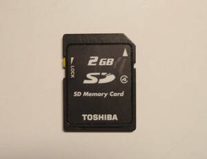 2GB SDメモリーカード TOSHIBA