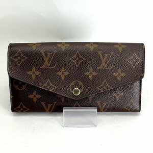 LOUIS VUITTON ルイ ヴィトン モノグラム ポルトフォイユ サラ 長財布 ICタグ イニシャル入り[327952