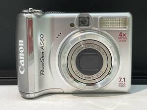 【F1023CK】Canon キャノン PowerShot パワーショット A560 PC1229 コンパクトデジタルカメラ 小型デジカメ 簡易動作確認OK 動作品