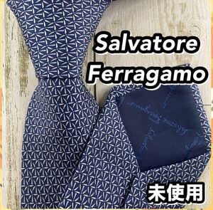 未使用 1円〜 Salvatore Ferragamo サルヴァトーレフェラガモ ネクタイ 管理番号91404202303