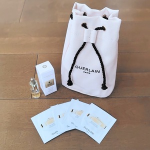 【4月入手 GUERLAIN 約3,800円相当】ゲラン：アベイユロイヤル クラリファイ クリーム/ウォータリーオイル サンプル オリジナルポーチ付き