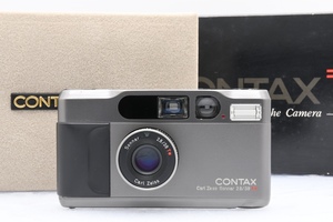 CONTAX T2 チタンブラック / Sonnar 38mm F2.8 T* コンタックス フィルムカメラ AFコンパクト 箱付
