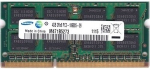 【SAMSUNG純正】4GB DDR3-10600 ノートPC用 メモリ SO-DIMM 1.5v 型番：M471B5273CH0-CH9 2R*8