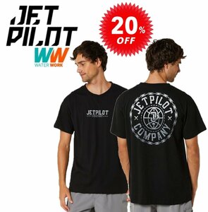 ジェットパイロット JETPILOT Tシャツ セール 20%オフ 送料無料 ハードコア メンズ Tシャツ S22608 ブラック M