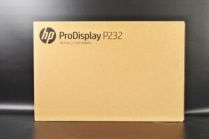 ▼新品 未開封 HP ProDisplay P232 23型TFTモニター 2018年製 1920ｘ1080 フルHD 入力端子：D-Sub×1/DisplayPort×1④