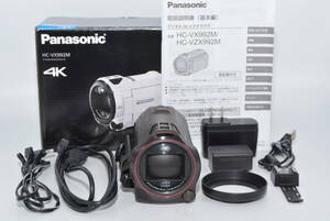 【特上品】 パナソニック 4K ビデオカメラ VX992M 64GB 光学20倍ズーム カカオブラウン HC-VX992M-T　#7094
