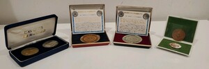 ☆【まとめ 6枚セット】メキシコ オリンピック 記念メダル 第19回 1968年 記念コイン ゴールドカラー エキスポ