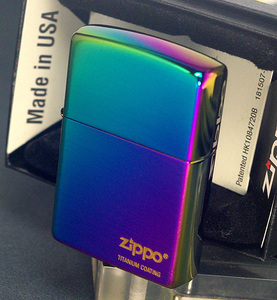 【ZIPPO】レインボー・チタン(パステル調)/ネコポス配達