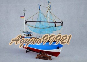 ◆NIDALEモデル スケール 1/48 漁船モデルキット 北欧 ペルヴォルムトロール船 木製モデル◆