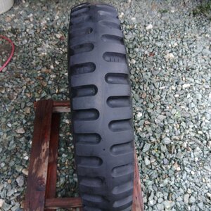 1本のみ■CNT8795①■6.00-16 4PLY BRIDGESTONE GROUND GRIP ★条件付送料無料★スペア ゲタ目 チューブタイヤ