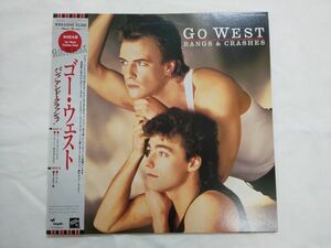 Go West Bangs & Crashes 国内盤 見本盤 帯付き 白ラベル LP WWS-63049