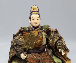 即決■ 江戸時代 豊臣秀吉 ガラス目 五月人形 武者人形 高32cm
