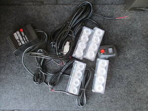 ●　Caution　Light　フラッシュライト　LED　スイッチ付　点滅ライト　12V用　　●