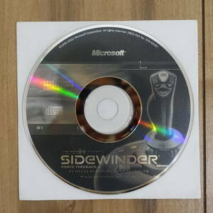 Microsoft SideWinder Force Feedback 2 ゲームコントローラソフトウェア バージョン4.01 CDのみ