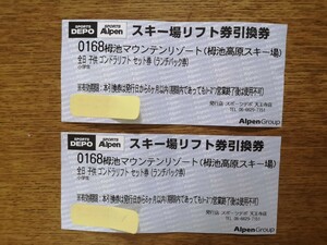 リフト券　栂池マウンテンリゾート　栂池高原スキー場　子供 ランチ券付　2枚