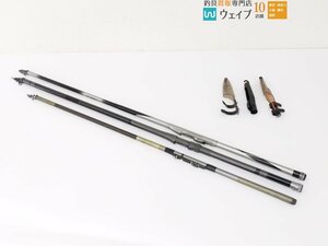 シマノ αズーム 磯 T1 54-60・リョービ スーパーヘリカルZ 碧海グレ 2-53・NFT パワーループ 大磯 1-450 計3点 ジャンクセット