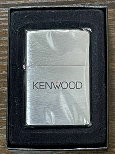 zippo KENWOOD ケンウッド 年代物 1992年製 日本ビクター JVC 企業物 デッドストック シルバーインナー 同年代 1992年製 ケース 保証書