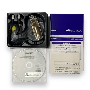 【ITZOCV3I1AGG】 SONY ソニー WALKMAN ウォークマン NW-S706F 4GB ゴールド　デジタルオーディオプレーヤー