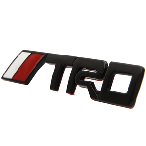 TRD 　ブラック エンブレム 14.5cm×2.3cm ヴェルファイア アルファード 86 ハリアー ランクル プリウス アクア カローラ クラウン 