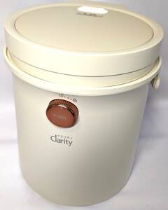 Clarity スチーム式加湿器 h2338IV アイボリー 容量：3.0L 加湿量 350ml お手入れ簡単 連続稼働時間 6時間以上