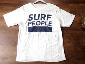 【WTW】SURF PEOPLEハワイ メンズsize(M)半袖Tシャツ☆WAITNG FOR THE WAVE