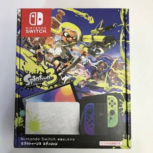 【1円スタート!/未使用】★Nintendo Switch 本体 有機ELモデル スプラトゥーン3エディション★ ニンテンドースイッチ G240501-53