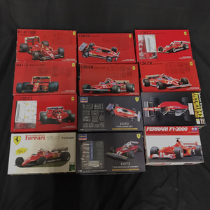 フェラーリ Ferrari F1-2000 312T2 126C2 126CK 641/2 F1 87/88C モラモデル 未組立 まとめ セット