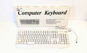 動作品・旧Windowsロゴ入り★LOGIC 「NK-778」 Computer Keyboard／Win95&98対応品 PS/2キーボード レトロPCパーツ