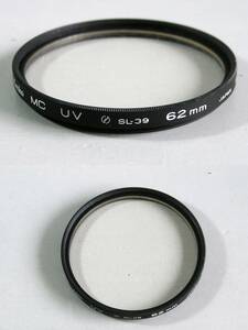 KENKO　(573)　 美品・レンズフィルタ　62㎜　MC 　UV（レンズ保護兼用、紫外線吸収）　ケンコー