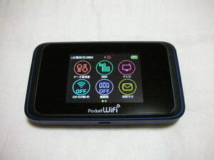 ◆中古品 ymobile ワイモバイル Pocket wifi 502HW ネイビーブルー◆HUAWEI ルーター d