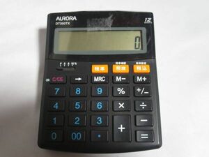 オーロラ　DT350TX　卓上　電卓　税率