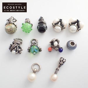 TROLLBEADS トロールビーズ 925S カエルの王子様・エルフ他 パール/ガラス ミックスビーズ 計11点